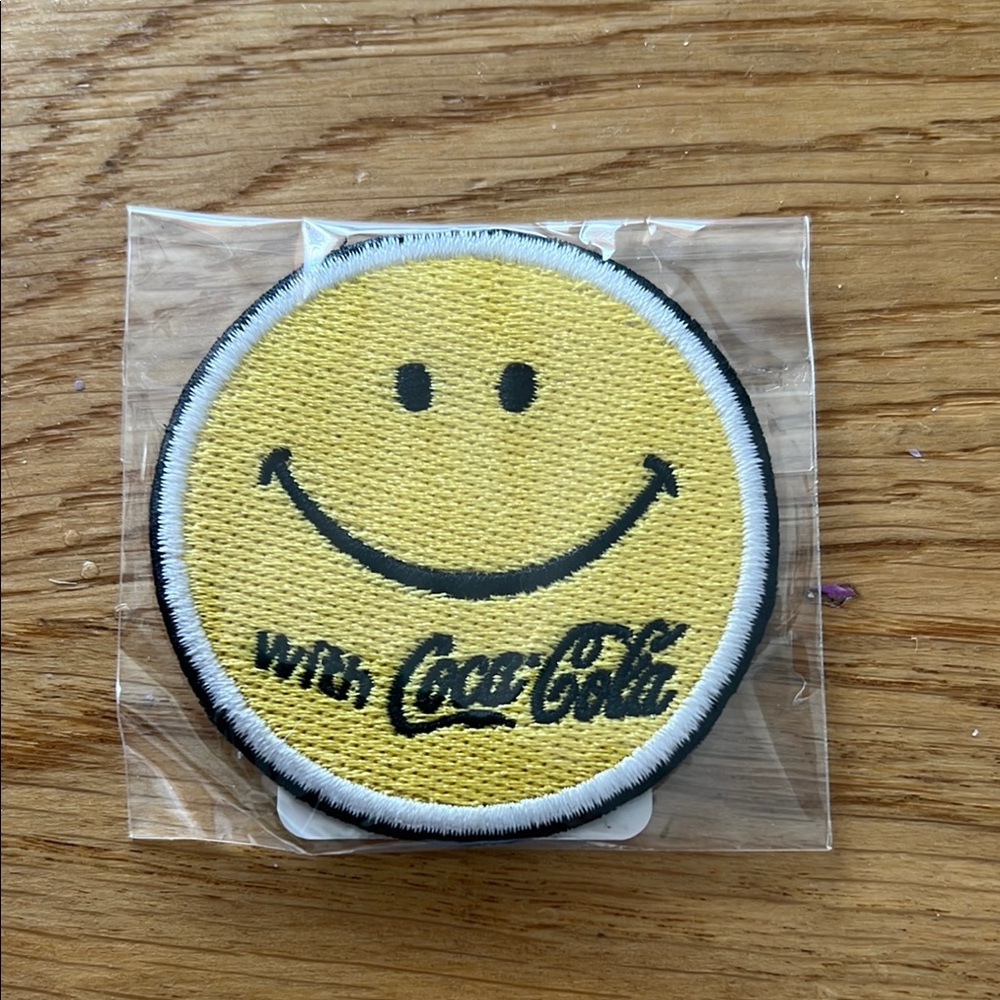 Stoney Clover x Coca-Cola Yellow Smiley Face Patch